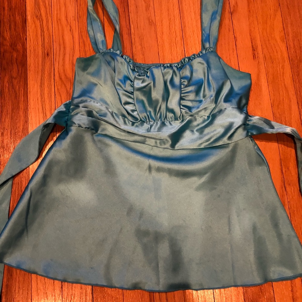 Light Blue Formal sleeveless shirt
